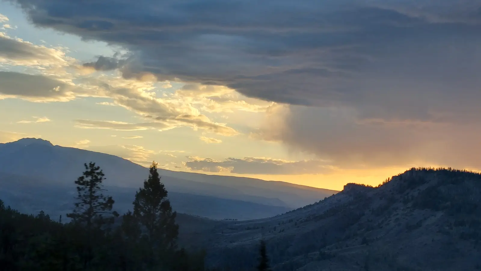 Golden-hour sunset